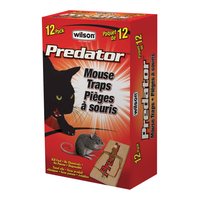 Wilson Predator Wooden Mouse Trap, 12-pk