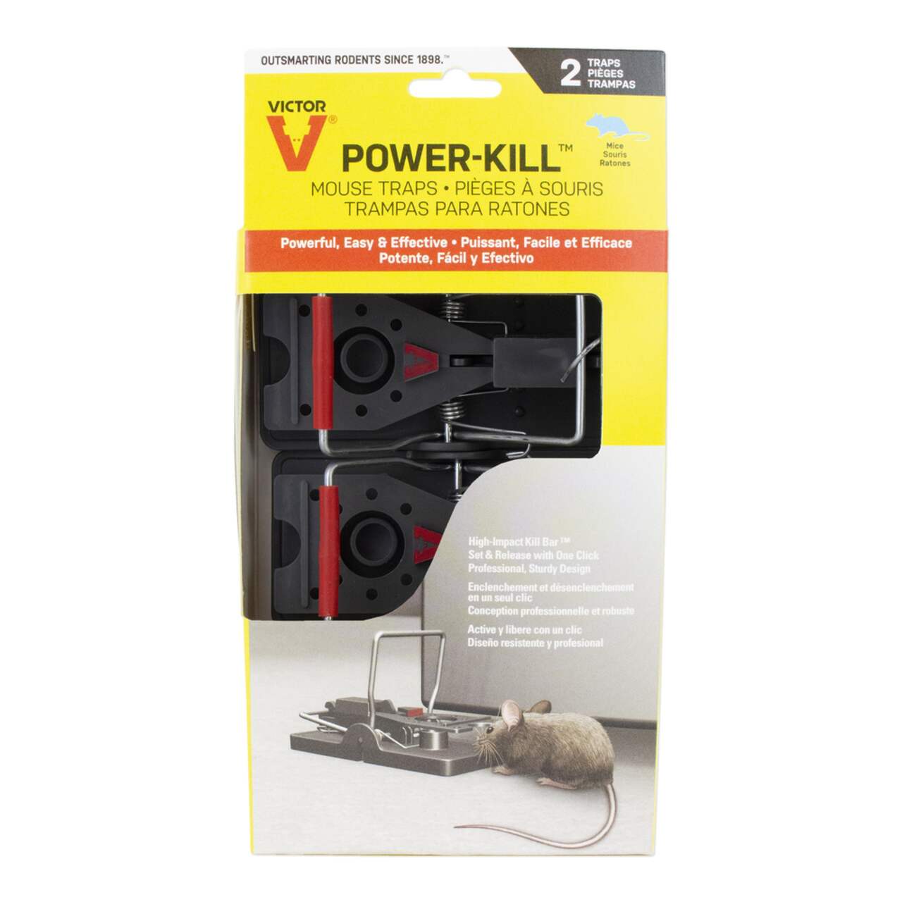 Victor Power Kill Mouse Trap, 2-pk