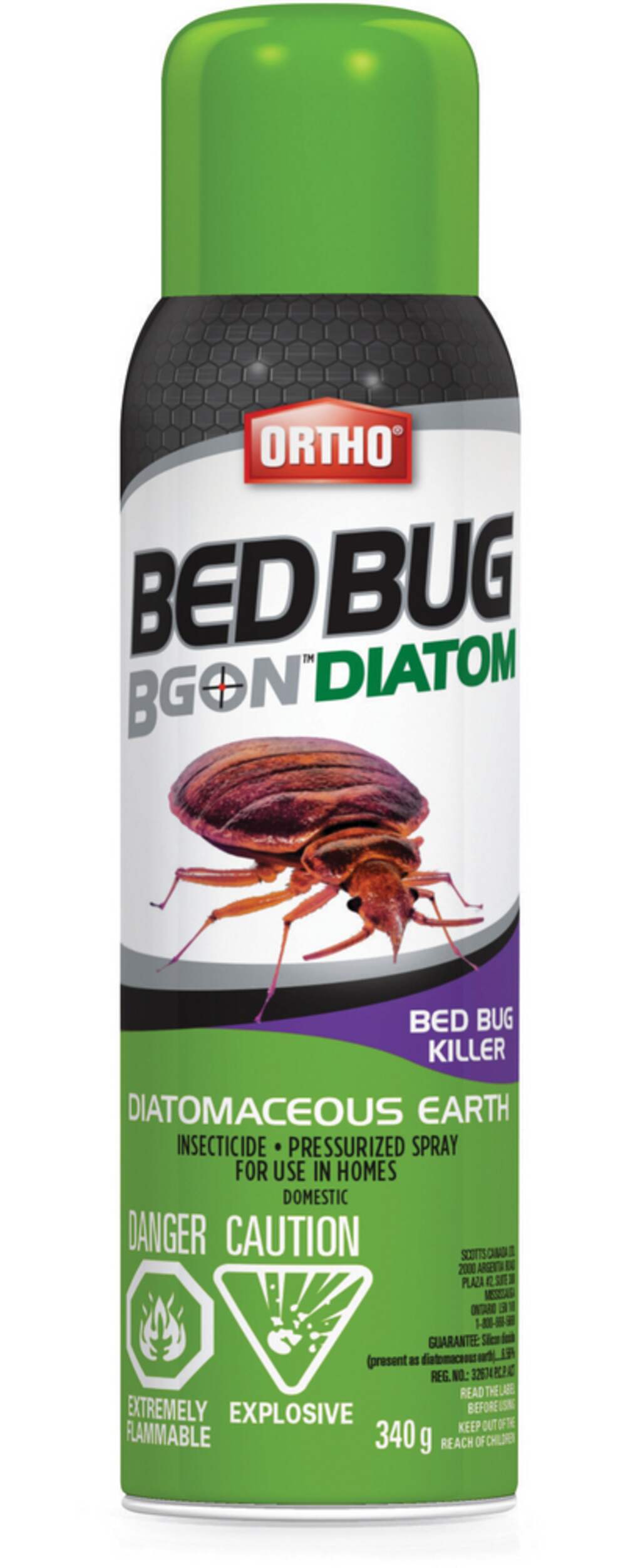 Ortho® Bed Bug B Gon™ Diatom Bed Bug Killer Aerosol with Diatomaceous