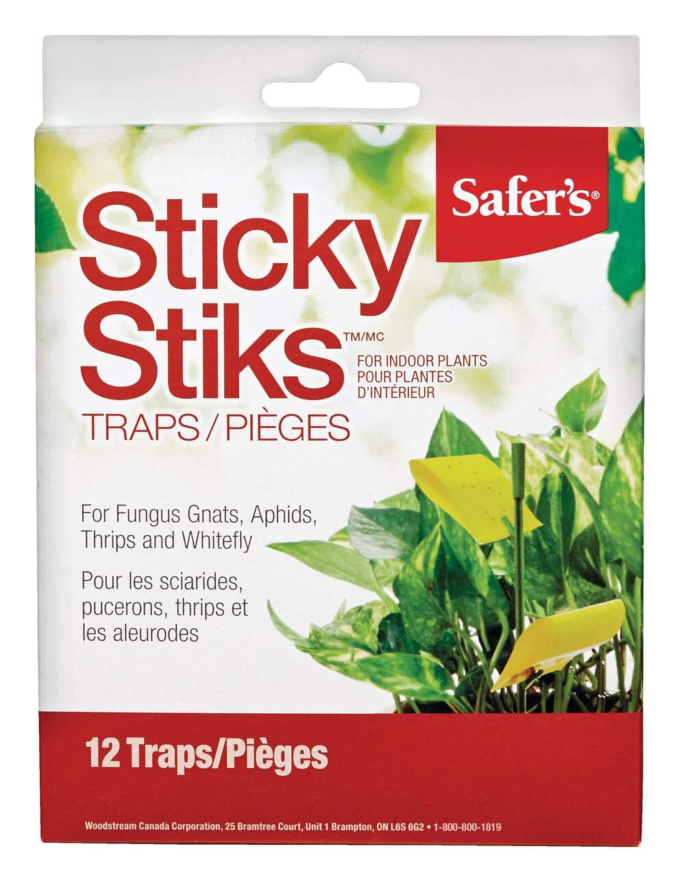 Pièges adhésifs Safer's Sticky Sticks, paq. 12