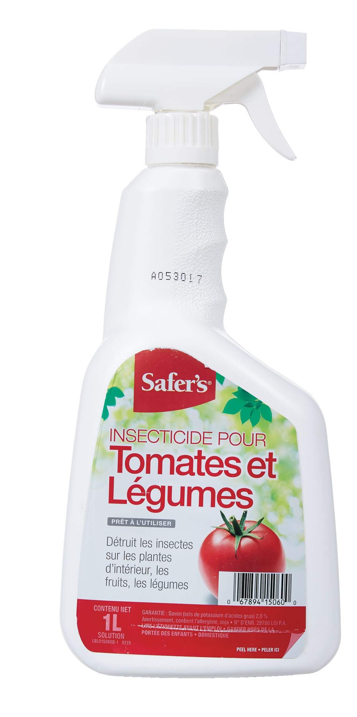 Insecticide pour tomates et légumes Safer’s, 1 L Front_Flat