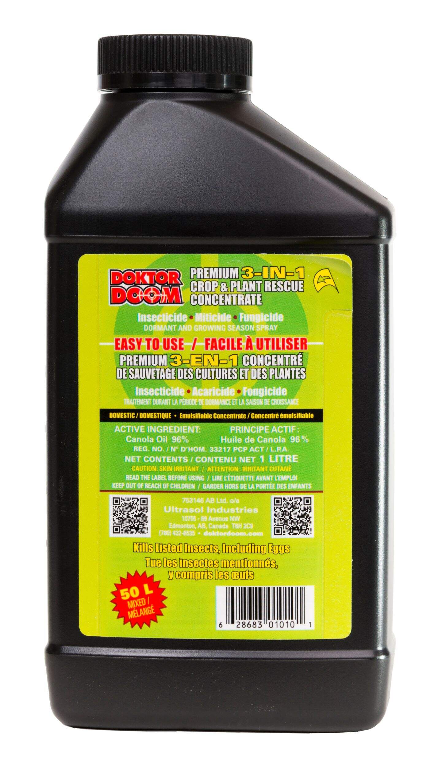 Concentré Premium 3-en-1 pour plantes et récoltes Doktor Doom, 1 L Front_Flat