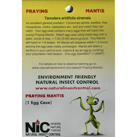 Natural Insect Control Praying Mantis Eggs Case