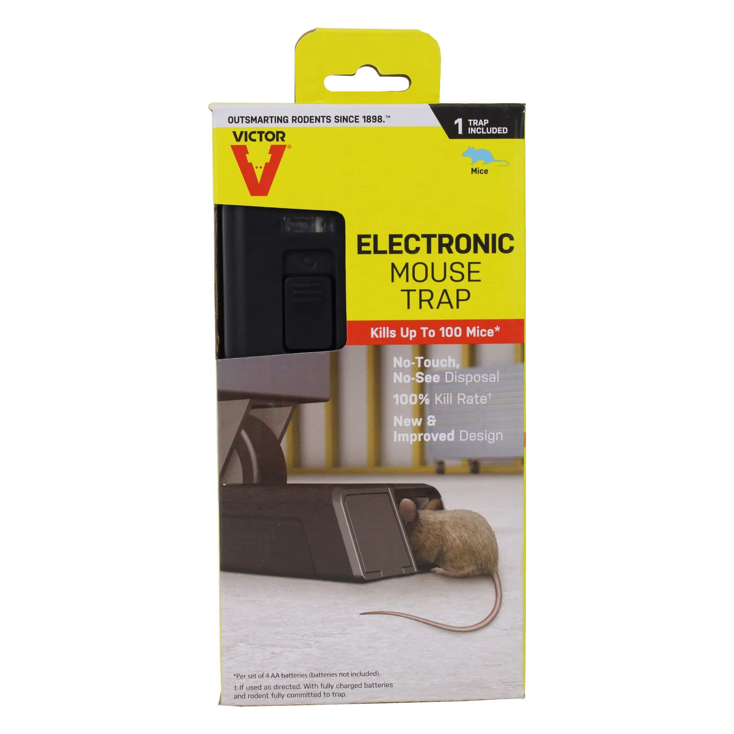 Victor Indoor Electronic Mouse Trap Disposable Refill Chambers - 4