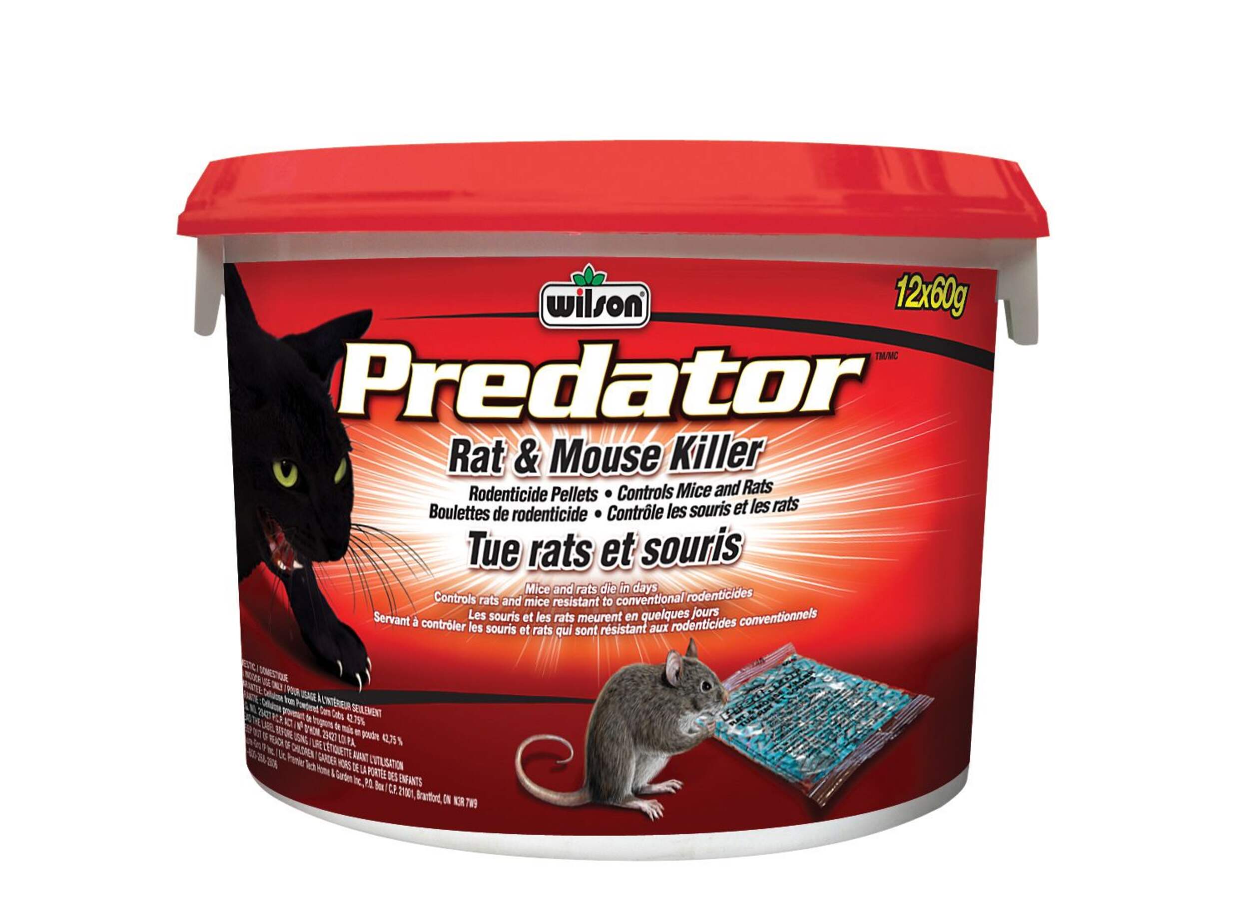 Wilson Predator Rat and Mouse Killer, 720-g Front_Flat