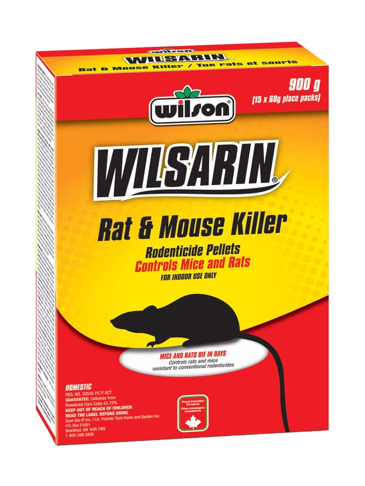 Appât à la warfarine pour rats et souris Wilson