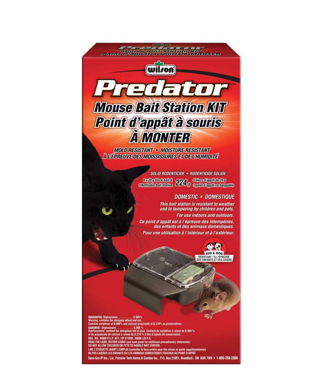 Wilson Predator Bait Station Kit, 8-pk