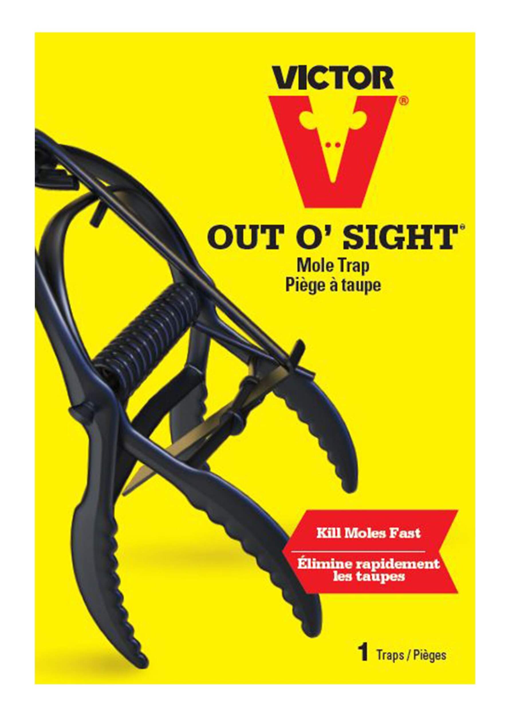 Victor Out O'Sight Mole Trap Front_Flat