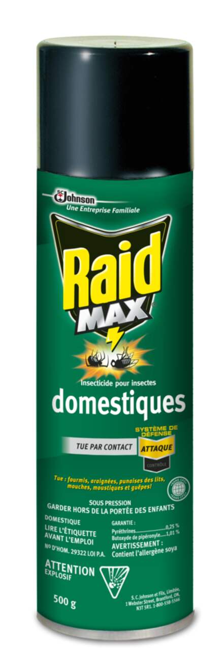 RAID Insecticide anti-mouches et moustiques 400ml pas cher 
