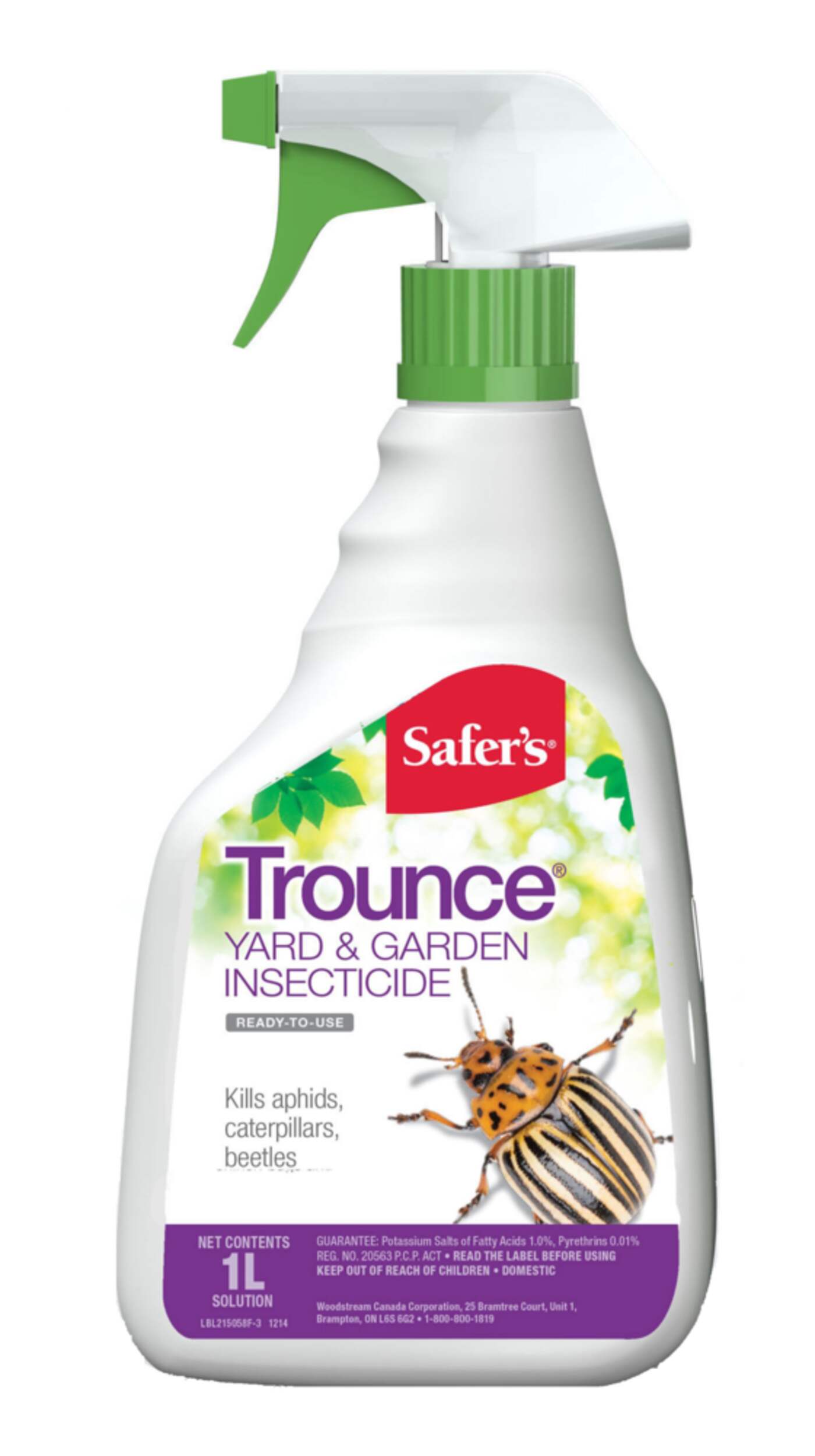 Safer's Trounce Ready-to-Use Yard & Garden Insecticide, 1-L Front_Flat