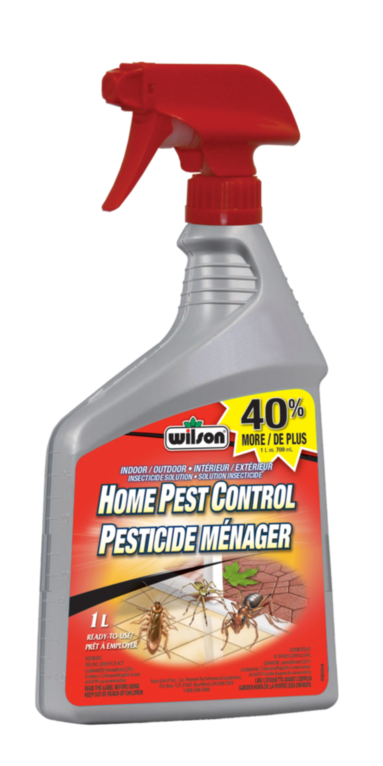 Wilson Home Pest Control Battery Powered Sprayer, 3-L Front_Flat