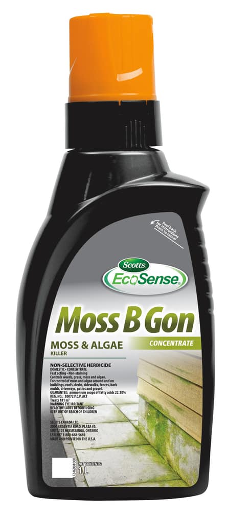 EcoSense Moss B Gon - Moss And Algae Killer Concentrate, 1-L | Canadian ...