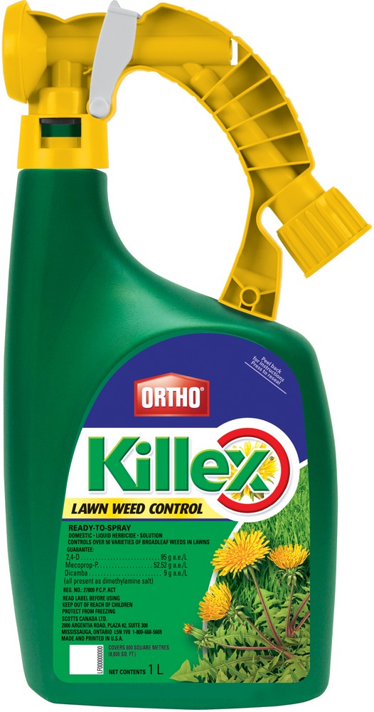 Ortho Killex ReadytoSpray Lawn Weed Control/Killer, Herbicide, 1L