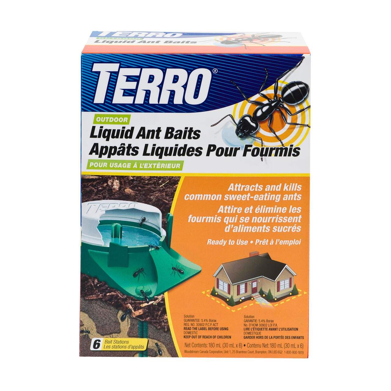 TERRO Outdoor Liquid Ant Bait, 6-pk