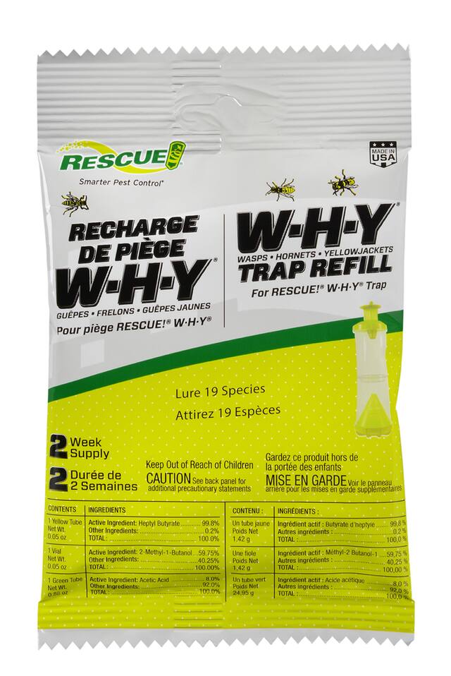 Rescue W·h·y Trap Attractant Kit Non Toxic 2 Week Refill Canadian Tire 8356