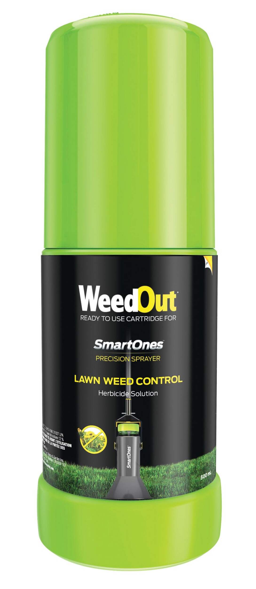 SmartOnes WeedOut Ready to Use Cartridge, 500mL Front_Flat
