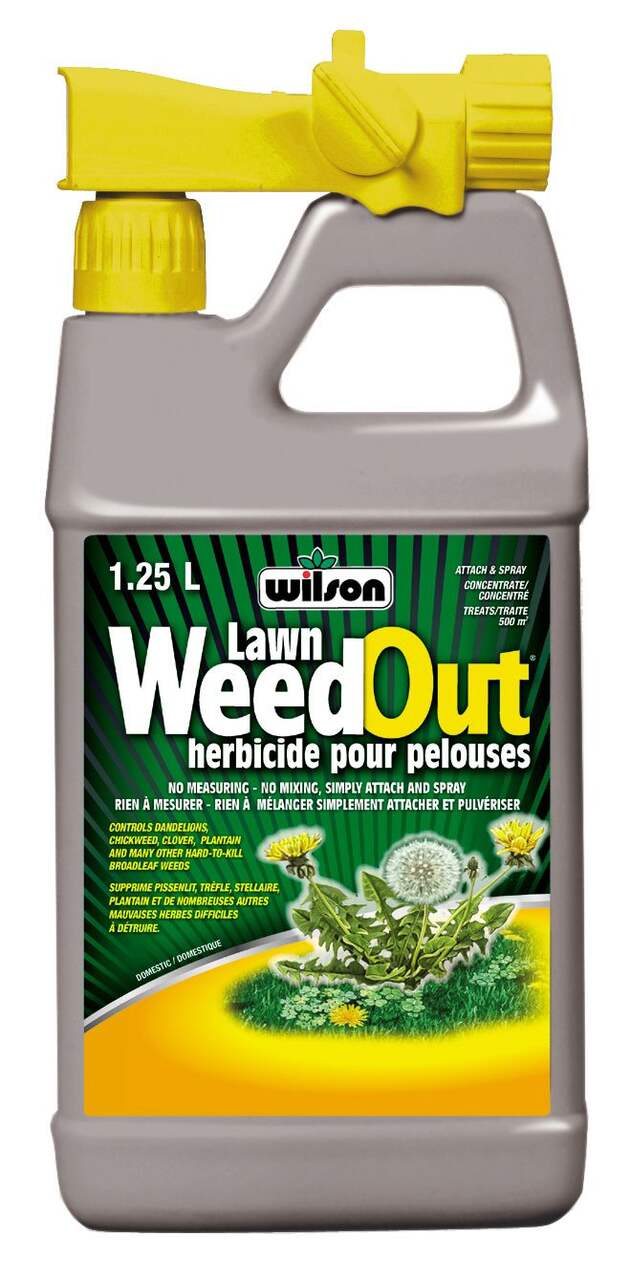 Herbicide pour pelouse avec pulvérisateur à piles WEED OUT de Wilson
