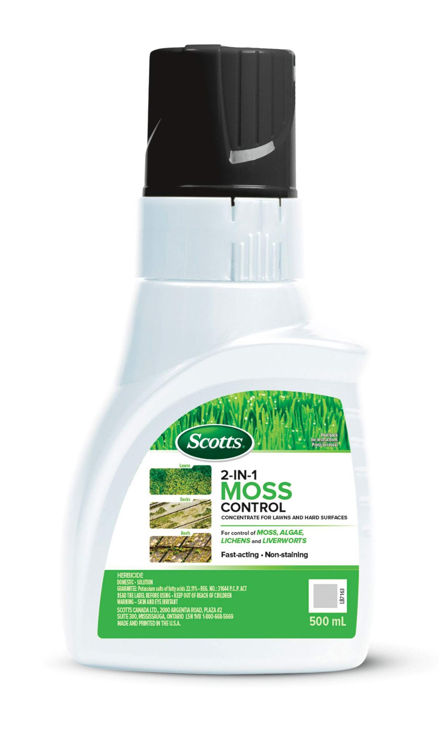 Scotts 2-in-1 Moss Control Concentrate, 500-mL Front_Flat