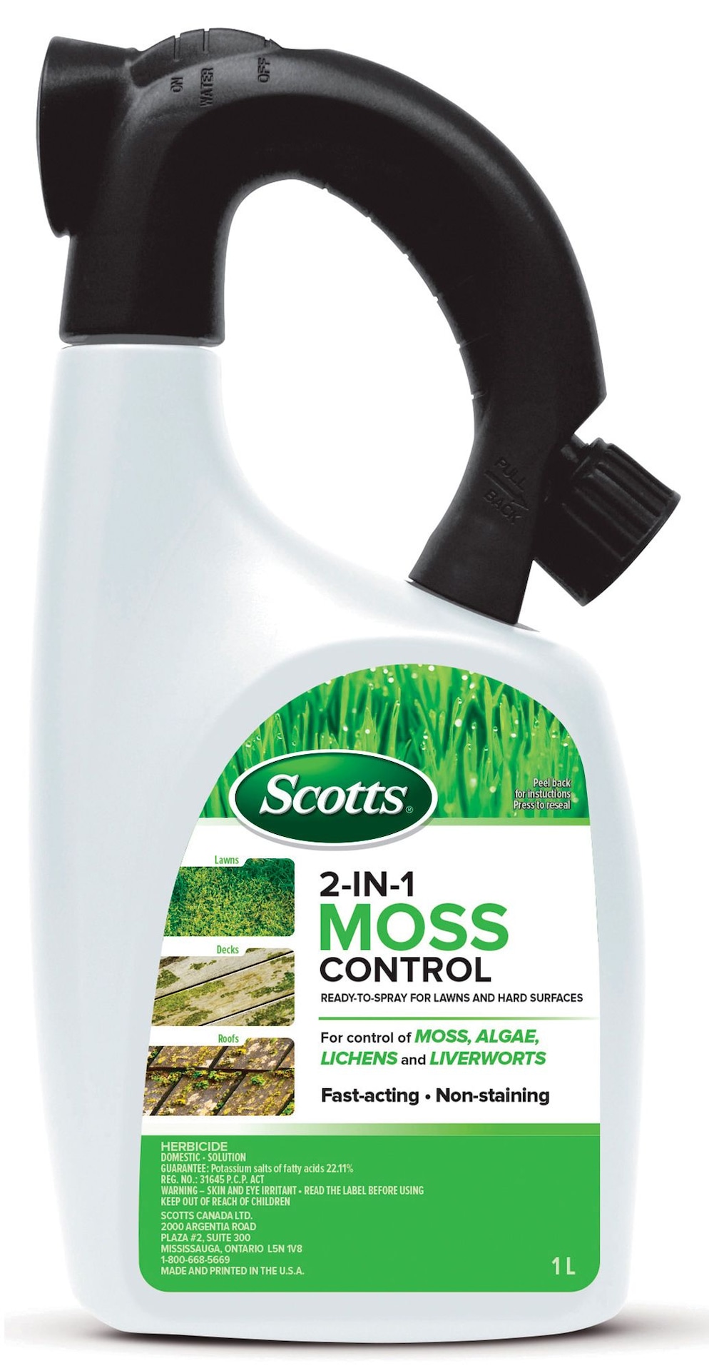 Scotts Ecosense 2in1 Moss Control ReadytoSpray, 1L Canadian Tire