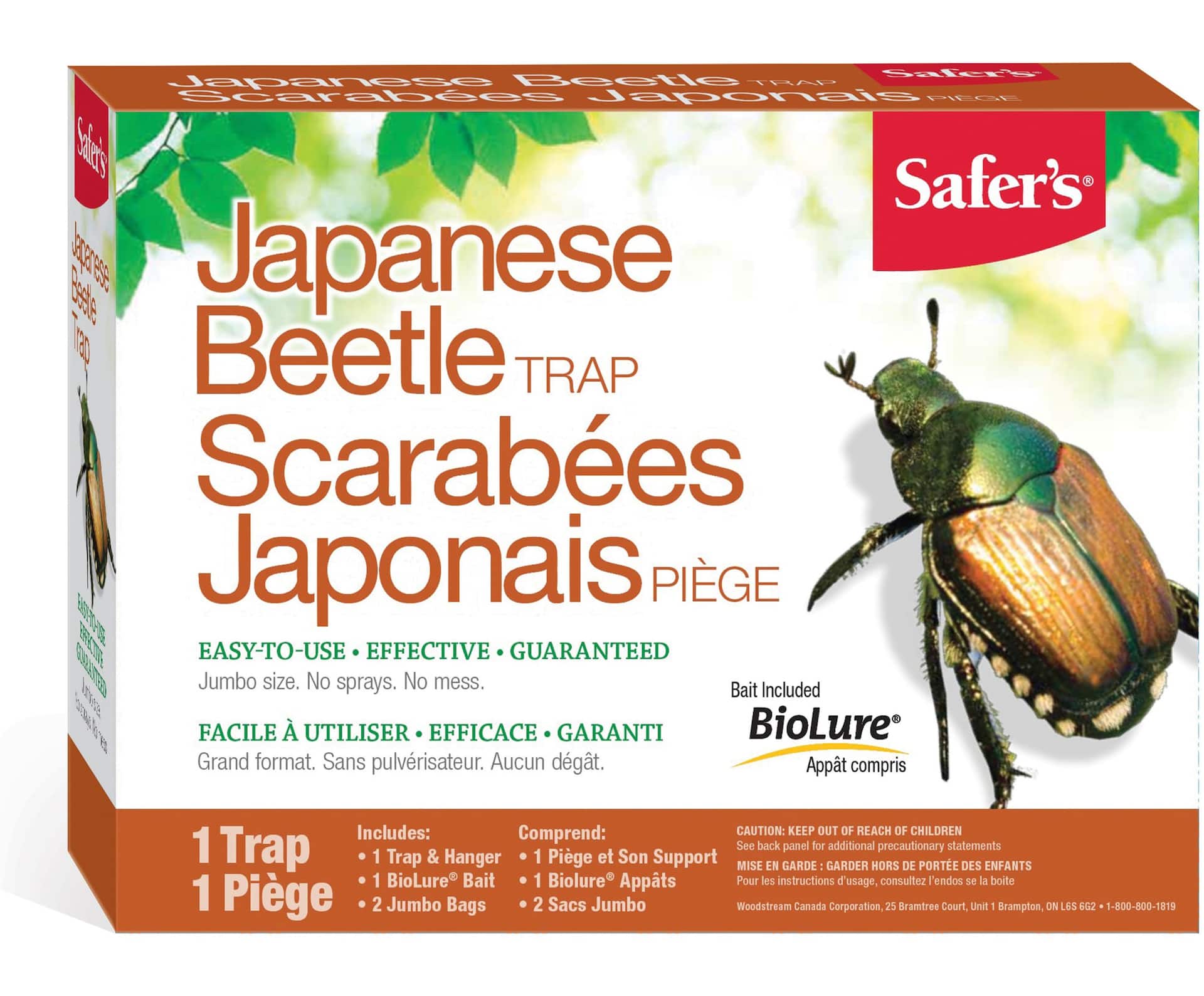 Safer's Japanese Beetle Trap with BioLure® Bait 1-pk