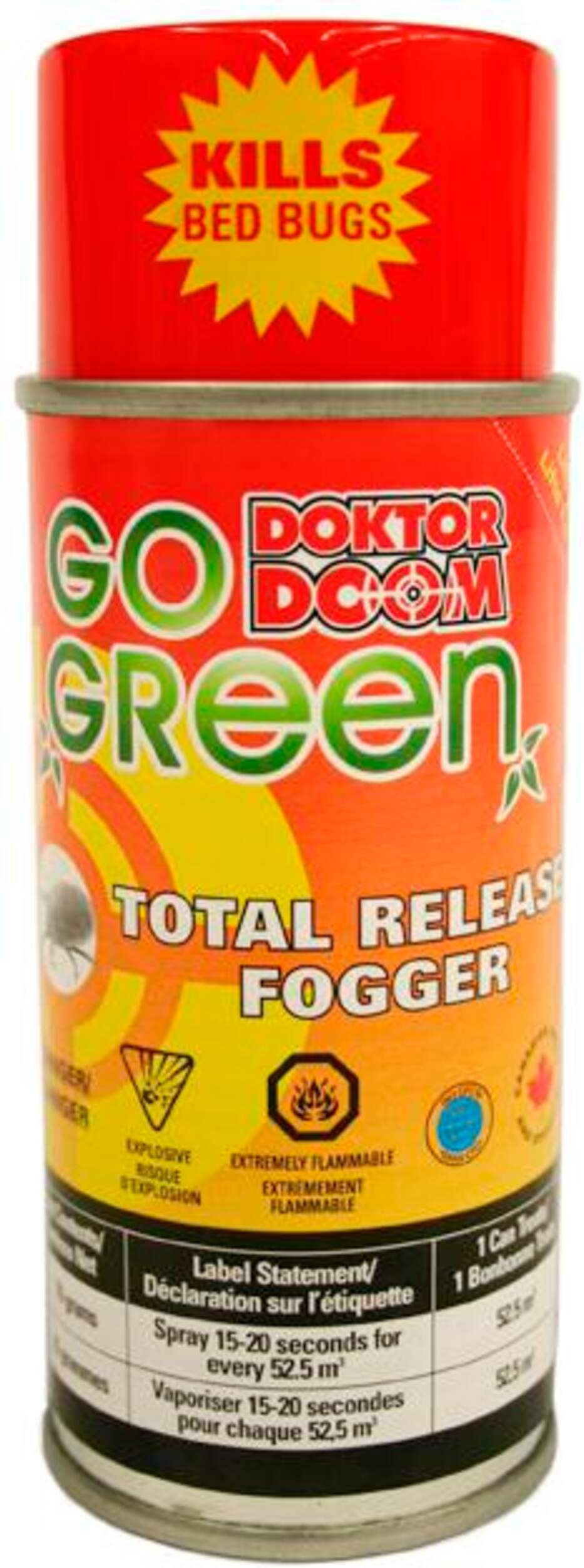 Doktor Doom Go Green Total Release Fogger, Assorted Sizes Canadian Tire