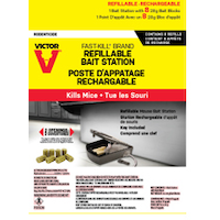 Victor® Fast-Kill® Disposable Mouse Bait Station, 2-pk Front_Flat