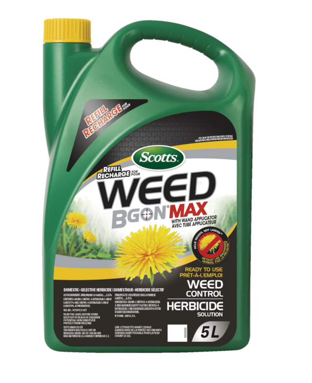 Scotts Weed B Gon MAX ReadytoUse Weed Control/Killer Refill, Herbicide for Lawns, 5L