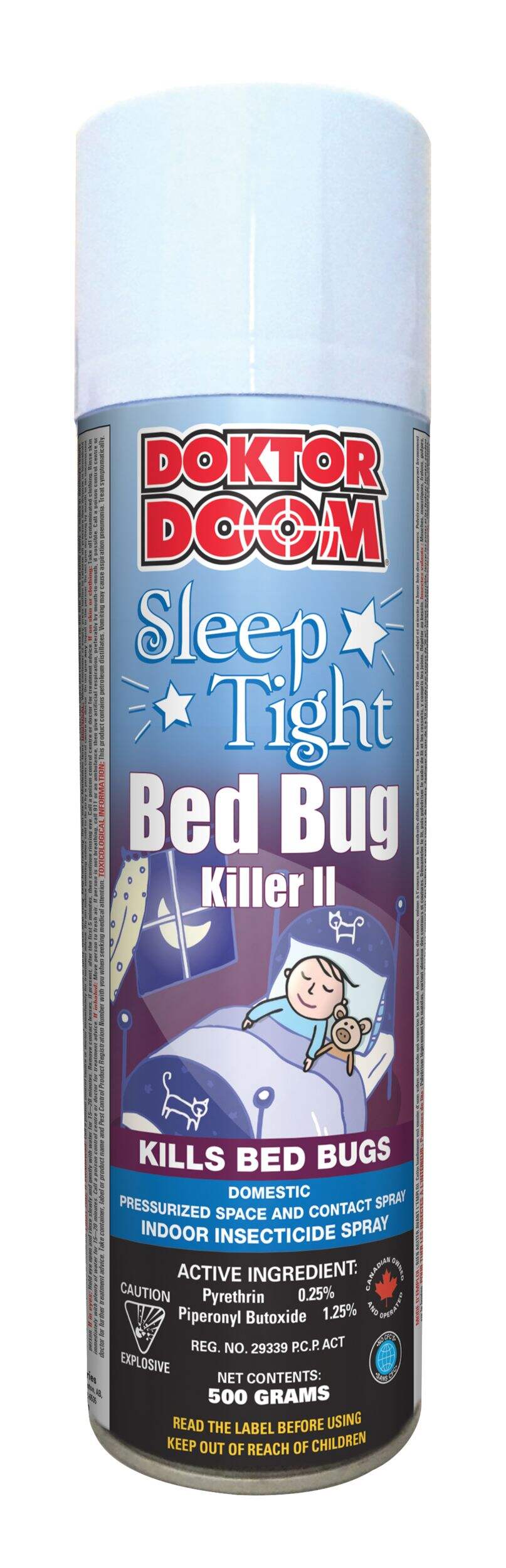 Doktor Doom Sleep Tight Bed Bug Killer II Insecticide Spray, 420-g Front_Flat
