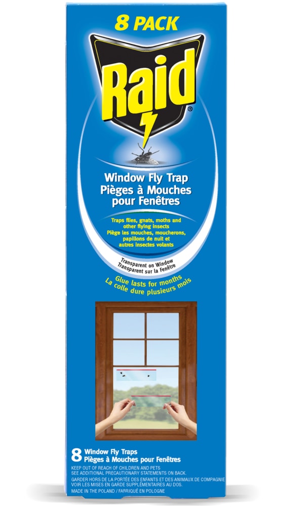 Raid® Window Fly Trap, 8pk Canadian Tire