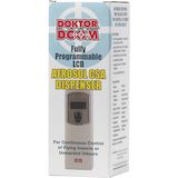 Doktor Doom Indoor Fully Programmable CSA Aerosol Dispenser for 170 Gram Cans Front_Angled_Left