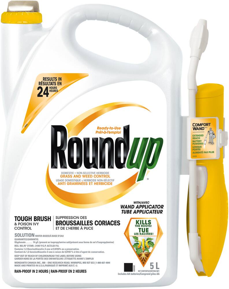 Roundup Tough Brush & Poison Ivy Control, Herbicide Spray With Wand 