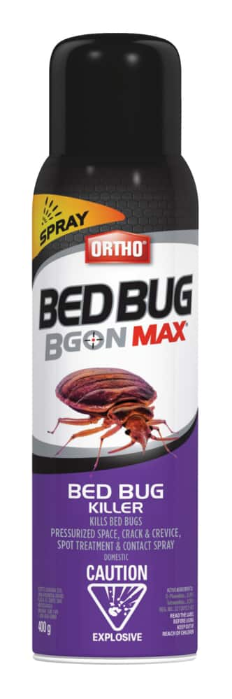 Ortho® Bed Bug B Gon® MAX Indoor Bed Bug Killer Aerosol Spray, 400-g ...