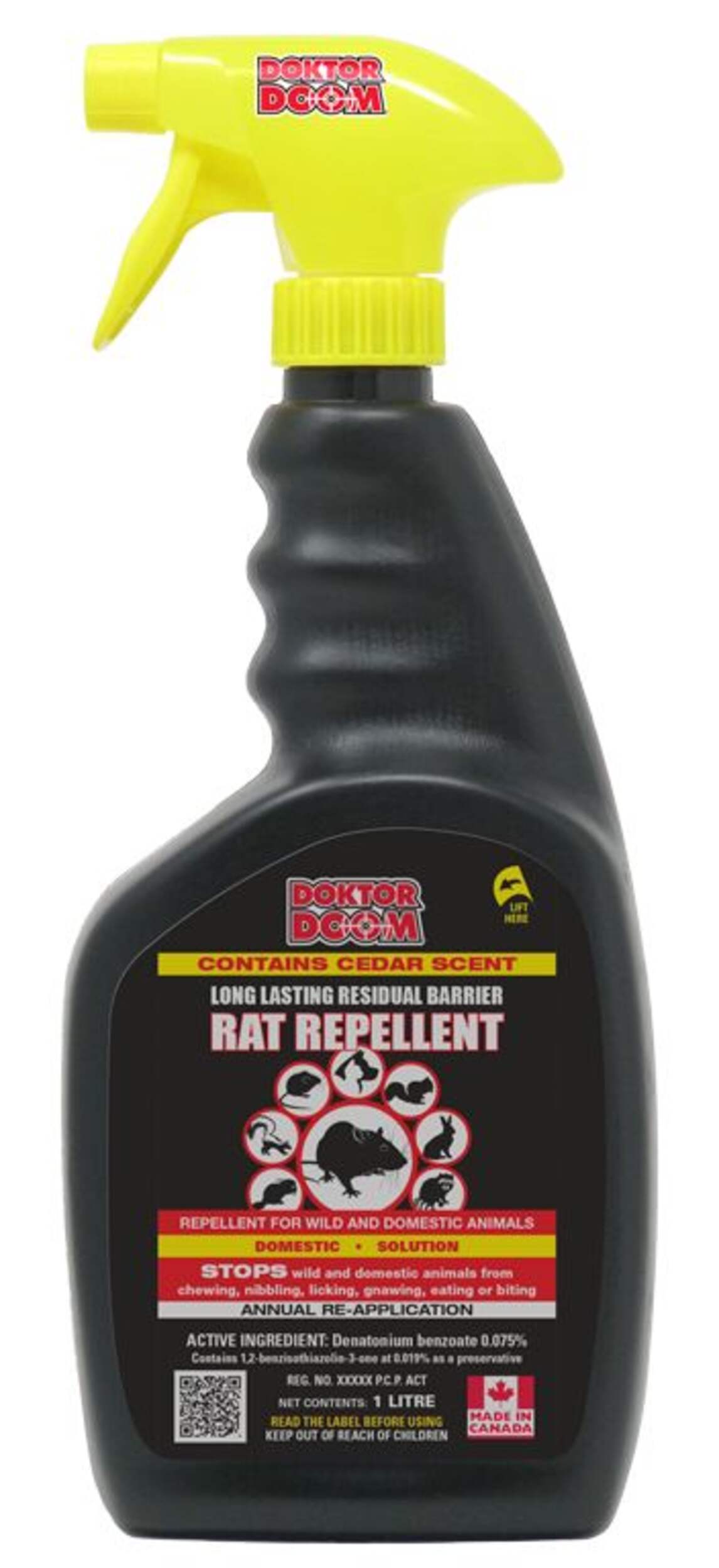 Doktor Doom 24/7™ Long Lasting Residual Barrier Rat Repellent, 1-L Front_Flat