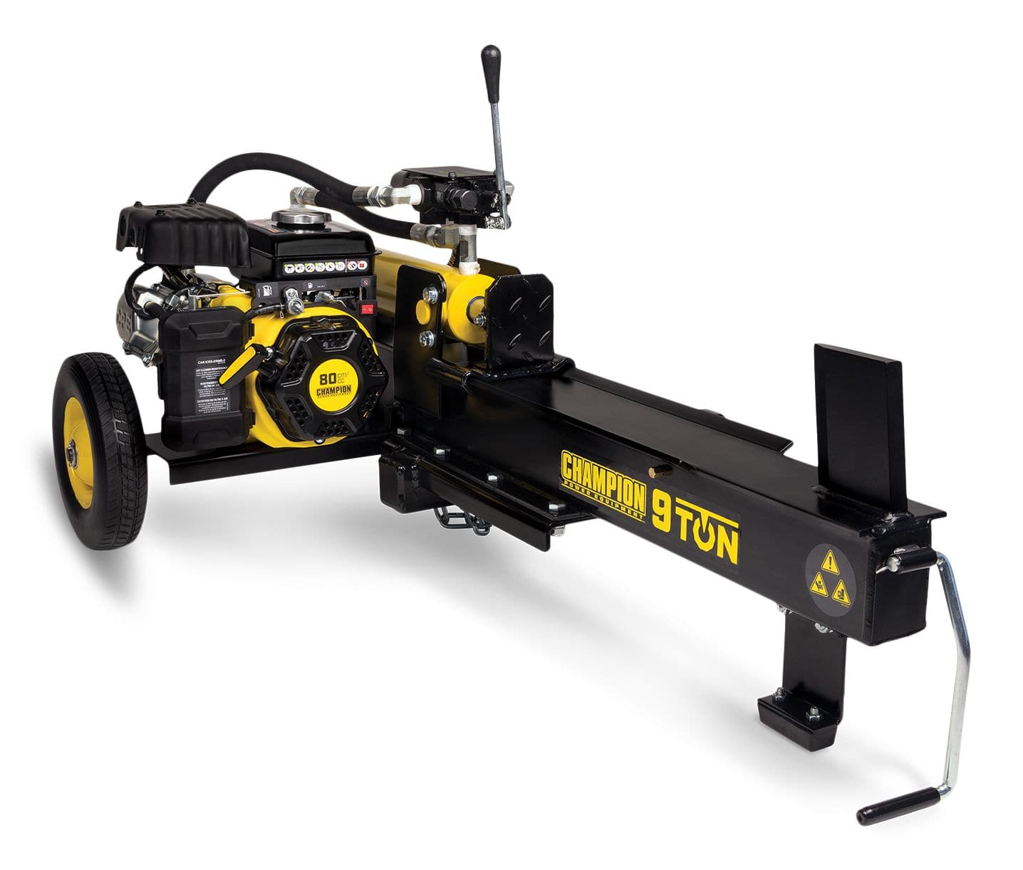 Champion 201124 Power Equipment 9 Ton 79cc Gas Powered Log Splitter with Hitch Canadian Tire