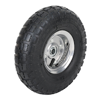 Yardworks 10-in Pneumatic Replacement Wheel/Tire Front_Three_Fourths_Angled_Left