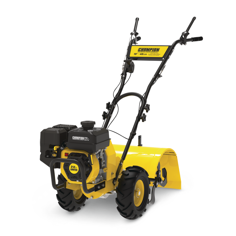 Champion Champion 201099 Power Equipment 19-in 212cc Gas-Powered Cordless Rear Tine Tiller