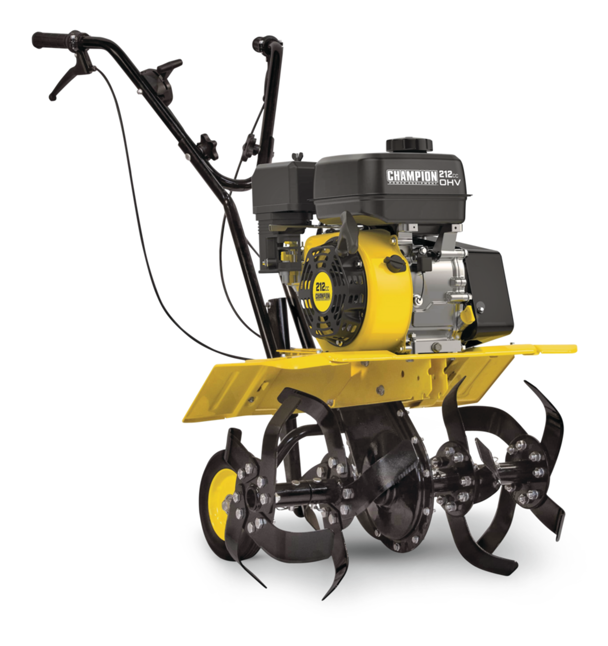 Champion 100862 22-Inch Front Tine Tiller Front_Angled_Right