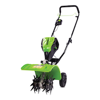 Rotoculteur sans fil sans balai Greenworks, 60 V, 8 po, batterie et chargeur de 2,5 Ah Front_Angled_Left