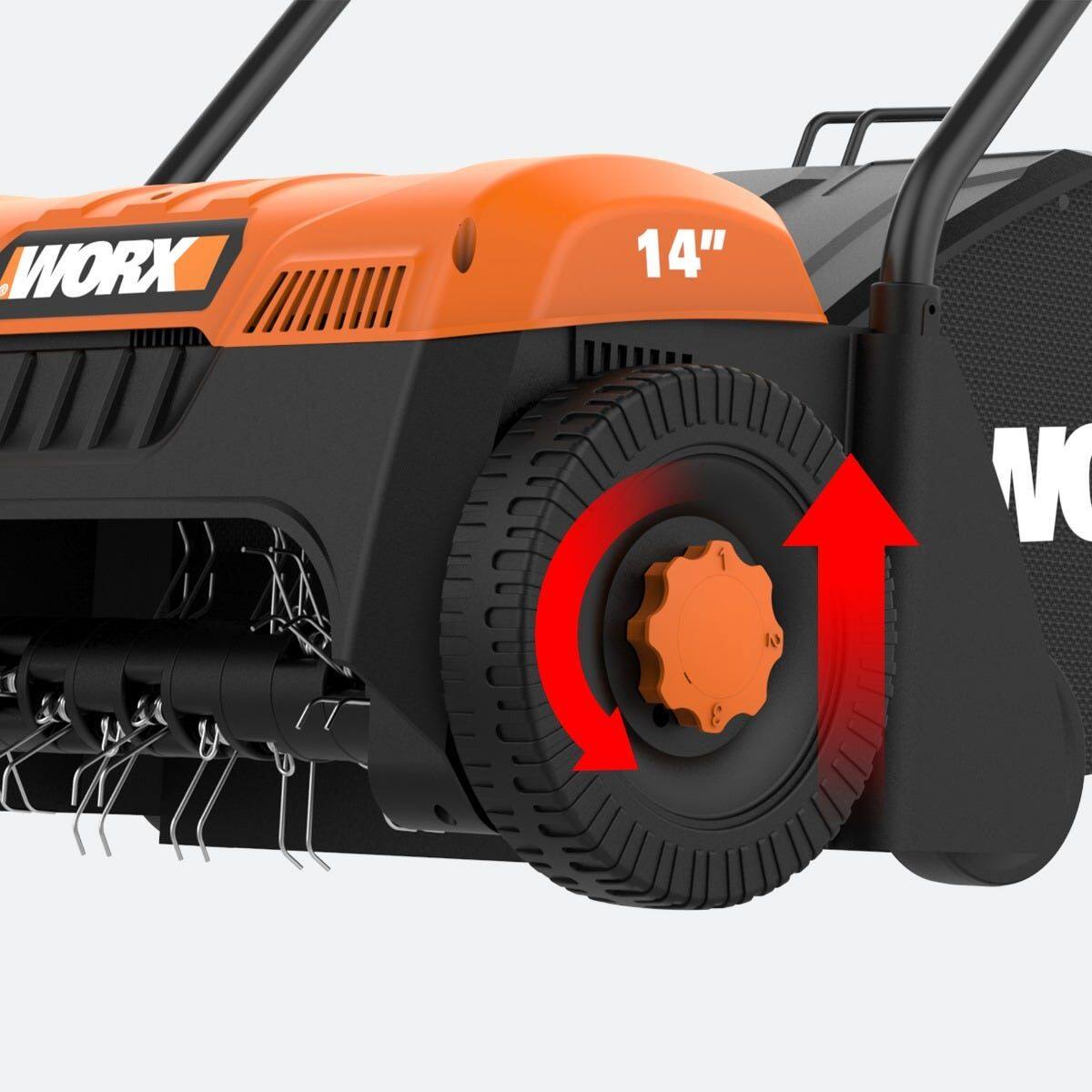 WORX WG850 14 in 12A Electric Corded 4000 RPM Dethatcher