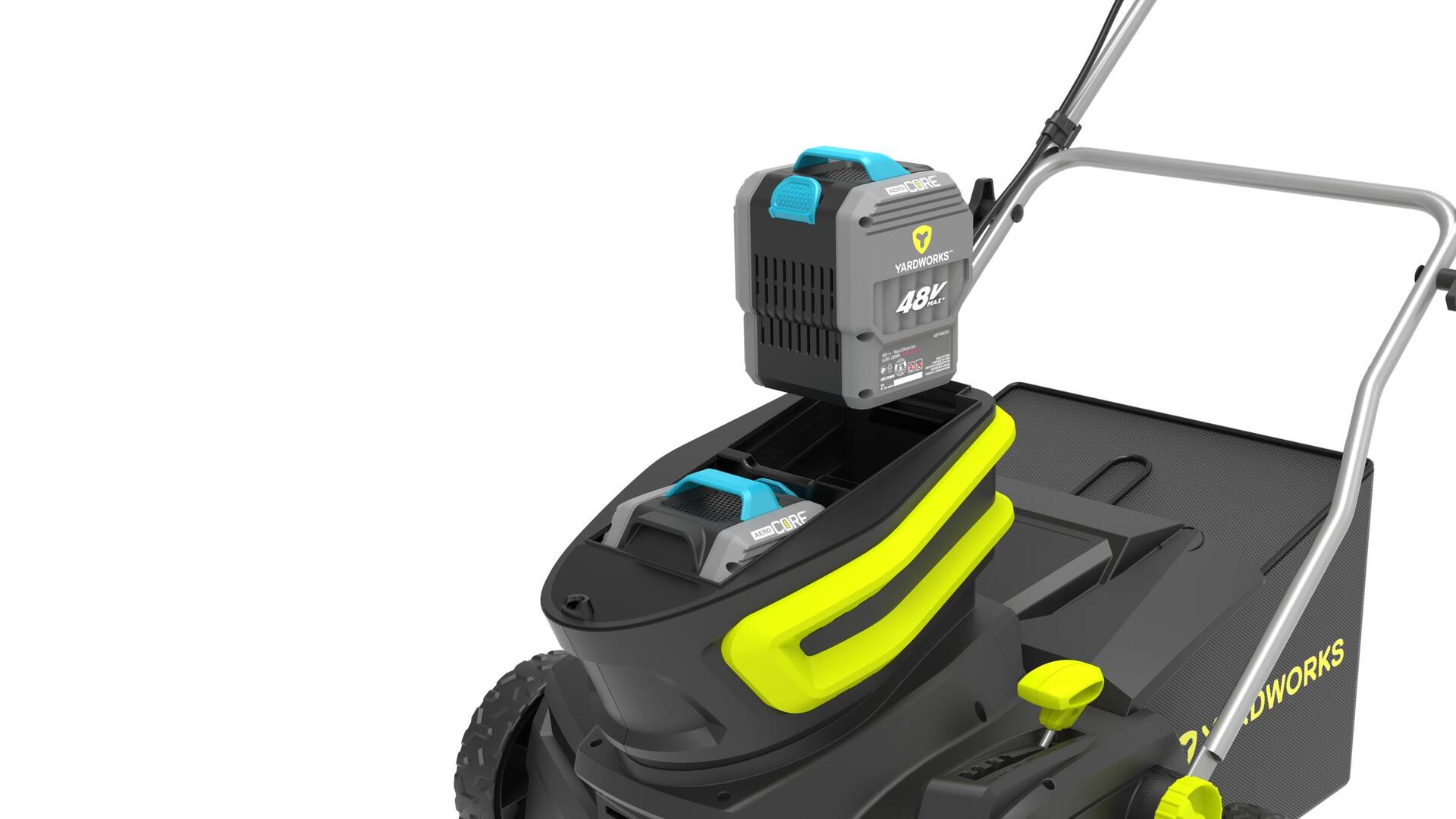 Yardworks 48V Max Cordless Brushless Dethatcher 14 in Canadian
