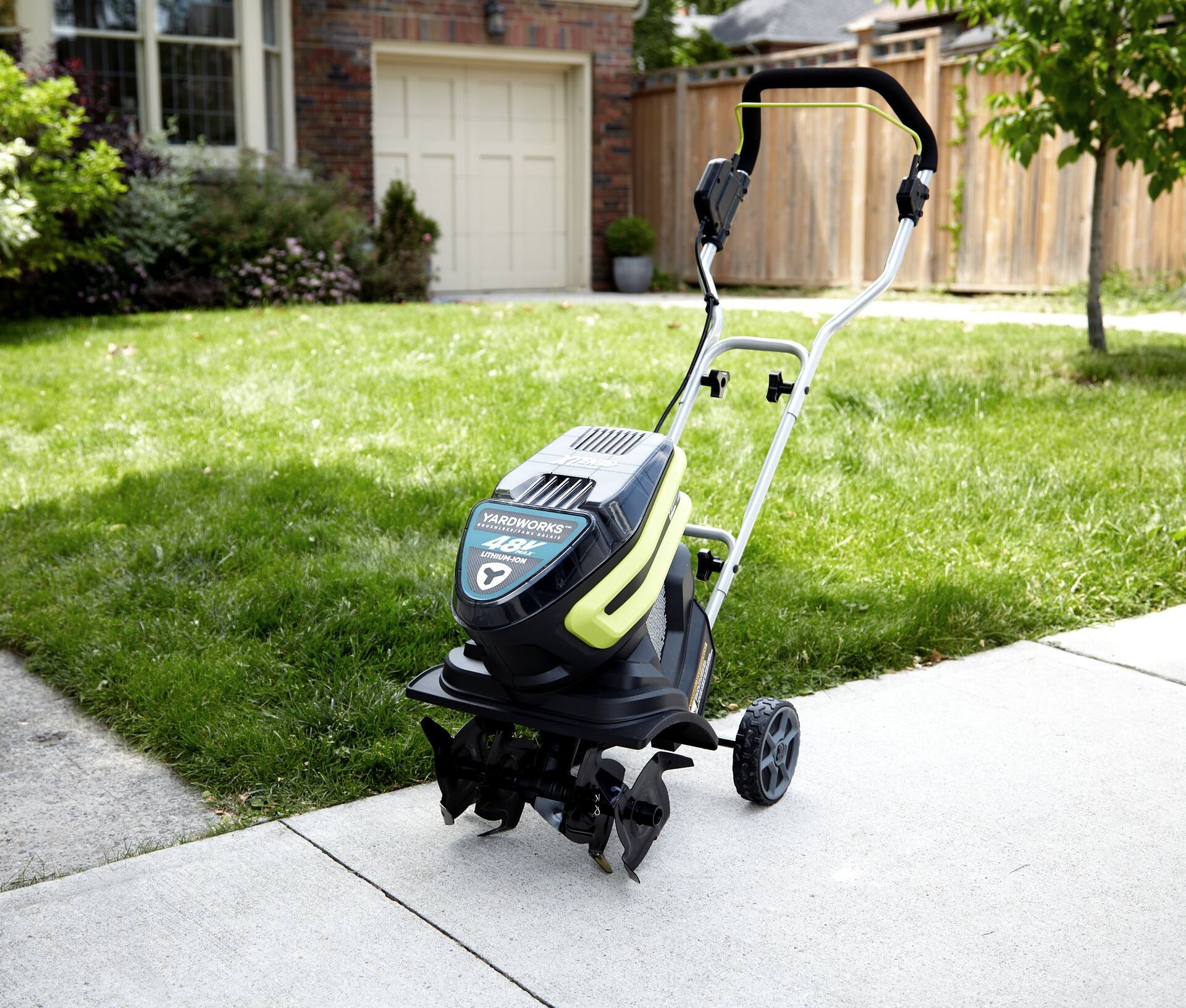 Yardworks 14 inch discount electric lawn mower