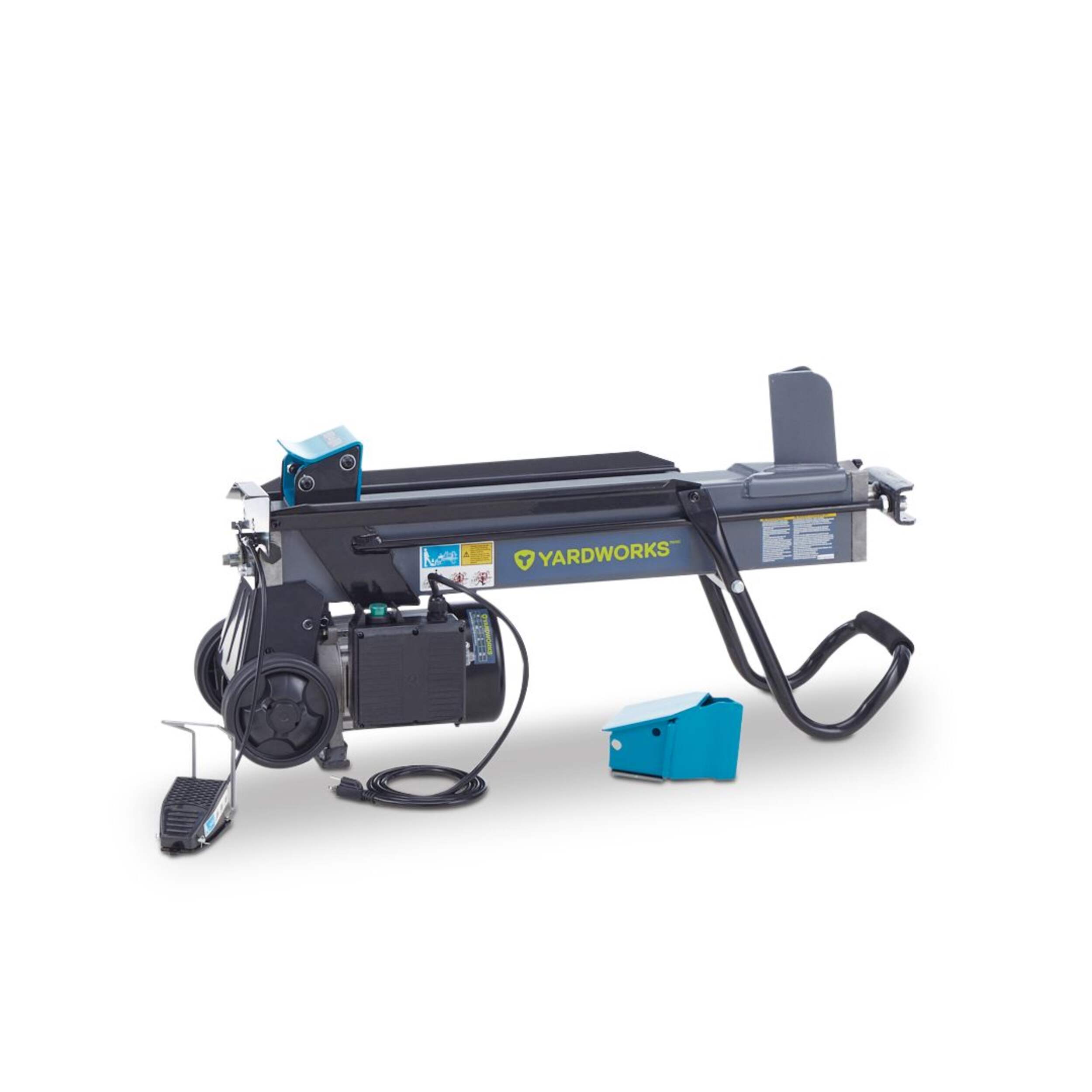 Yardworks 65558P-6 6-Ton 1-3/4 HP Duo Cut Electric Log Splitter with Pedal Side_Right