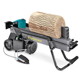 Yardworks 65558P-6 6-Ton 1-3/4 HP Duo Cut Electric Log Splitter with Pedal Front_Angled_Right