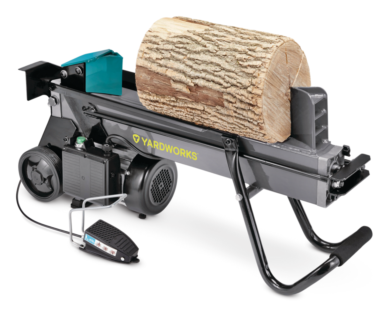 Yardworks 65558P 6 6 Ton 1 3 4 HP Duo Cut Electric Log Splitter with Pedal Canadian Tire