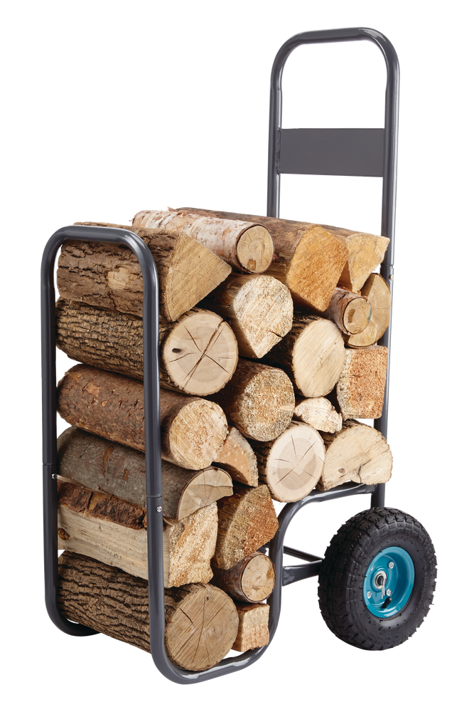 Yardworks Portable Steel Construction Firewood/Log Caddy, 176 lb