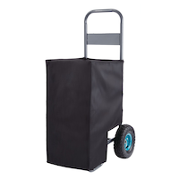 Yardworks Portable Steel Construction Firewood/Log Caddy, 176 lb, includes Cover