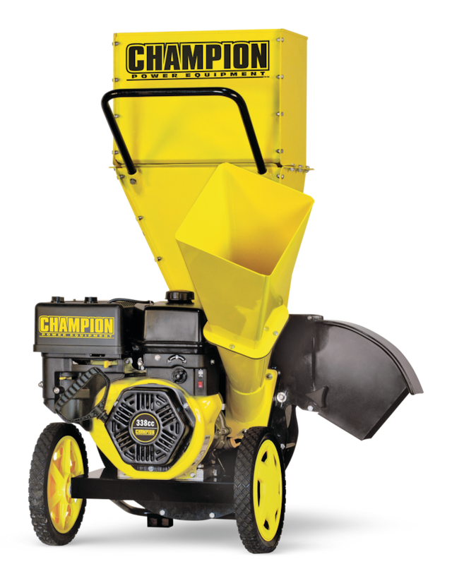 Champion 91050 3in 338cc GasPowered Cordless Shredder/Chipper