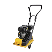 29142 Gas Powered Plate Compactor, 11000 N, 79cc Engine, Steel Construction Front_Angled_Left