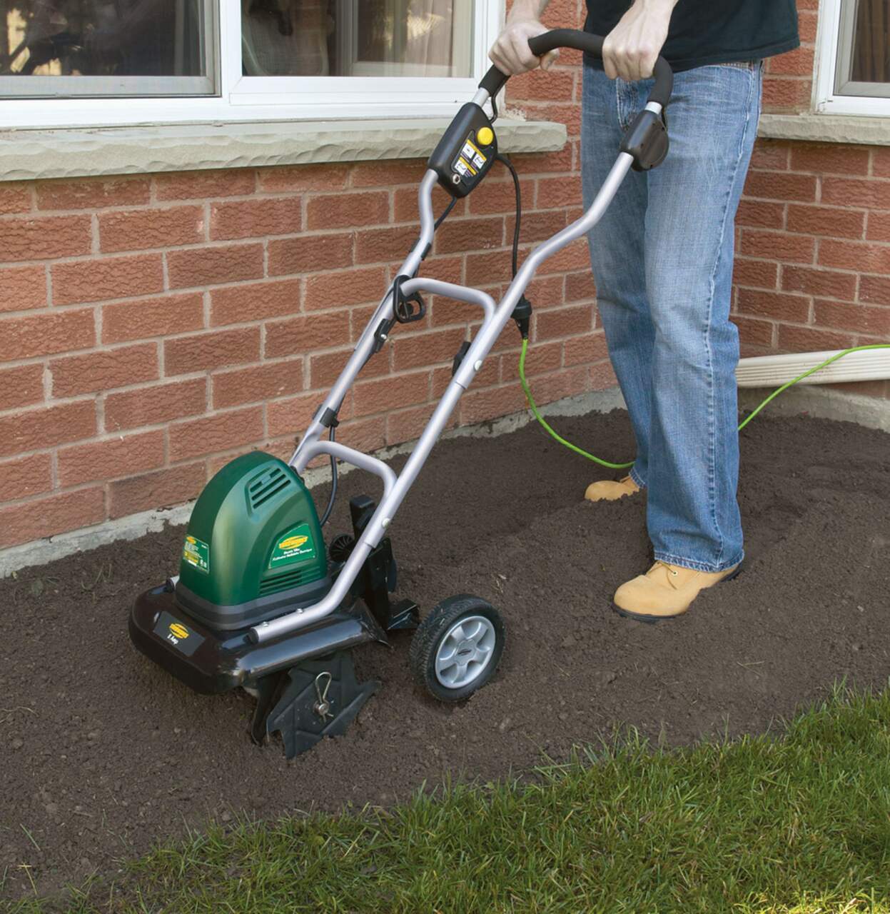 Small electric sales tiller