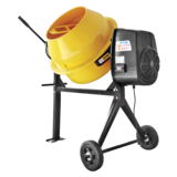 74013 5A Portable Electric Concrete Mixer, 115-L/4-cu-ft Front_Angled_Left